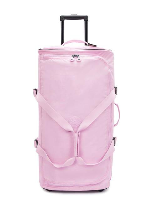 KIPLING TEAGAN L Sac à roulettes grande taille rose en fleurs - Valises Semi-rigides