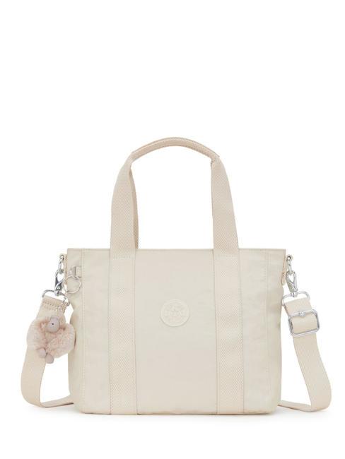 KIPLING ASSENI S Sac à main avec bandoulière perle beige - Sacs pour Femme