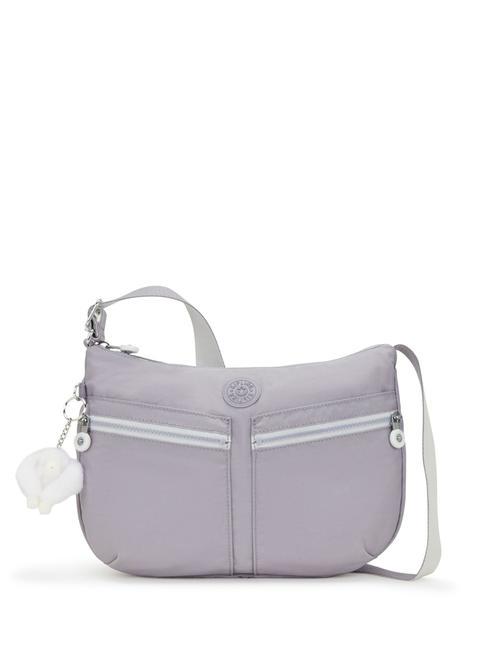 KIPLING IZELLAH M sac d'épaule gris tendre - Sacs pour Femme