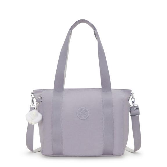 KIPLING ASSENI S Sac cabas avec bandoulière gris tendre - Sacs pour Femme