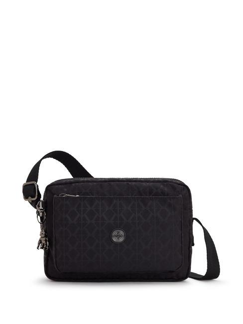 KIPLING ABANU M sac d'épaule qvc noir signature - Sacs pour Femme