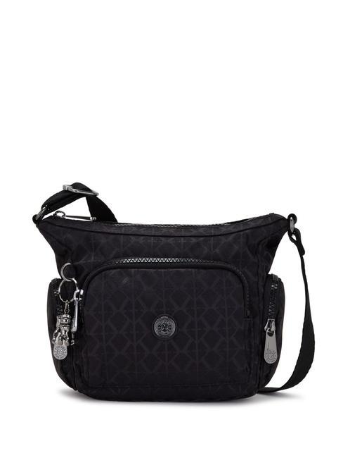 KIPLING GABBIE MINI Petit sac à bandoulière qvc noir signature - Sacs pour Femme