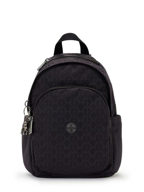 KIPLING BASIC ELEVATED DELIA MINI Sac à dos qvc noir signature - Sacs pour Femme