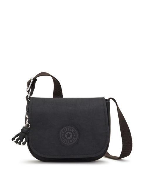 KIPLING LOREEN MINI Mini sac à rabat épaule noir noir - Sacs pour Femme