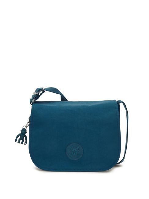 KIPLING LOREEN Sac bandoulière moyen émeraude cosmique - Sacs pour Femme