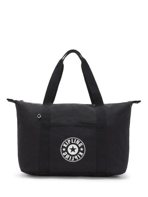 KIPLING ART M LITE Sac fourre-tout à bandoulière blacklite - Sacs de voyage