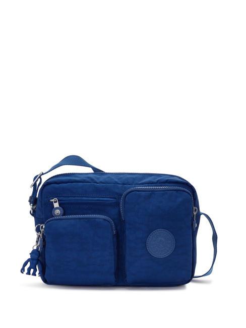 KIPLING ALBENA M Sac bandoulière avec poches bleu ciel profond - Sacs pour Femme