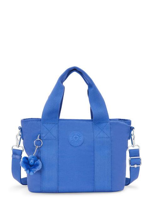 KIPLING MINTA M Sac cabas moyen avec bandoulière bleu havane - Sacs pour Femme