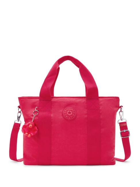 KIPLING MINTA L Grand sac cabas avec bandoulière confettis roses - Sacs pour Femme