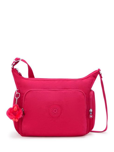 KIPLING GABB Grand sac à bandoulière confettis roses - Sacs pour Femme