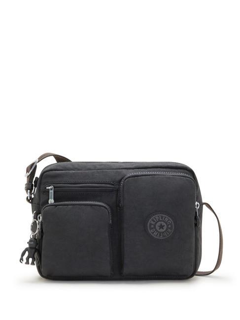 KIPLING ALBENA M Sac bandoulière avec poches noir noir - Sacs pour Femme