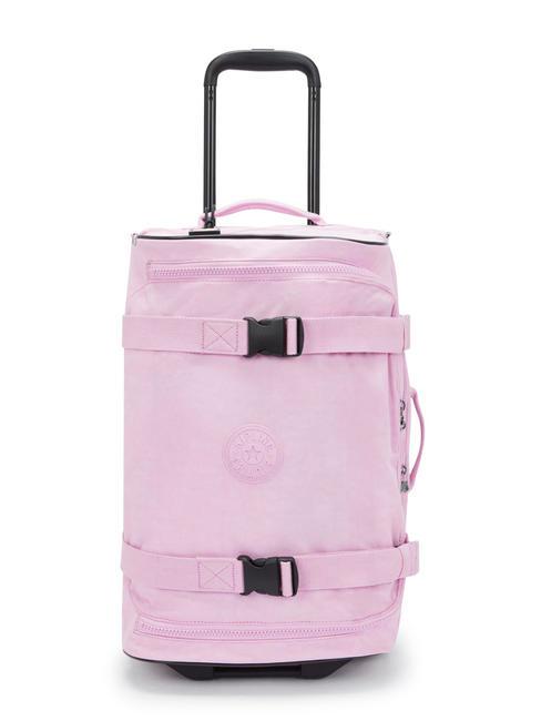 KIPLING AVIANA S Chariot à bagages à main rose en fleurs - Valises cabine