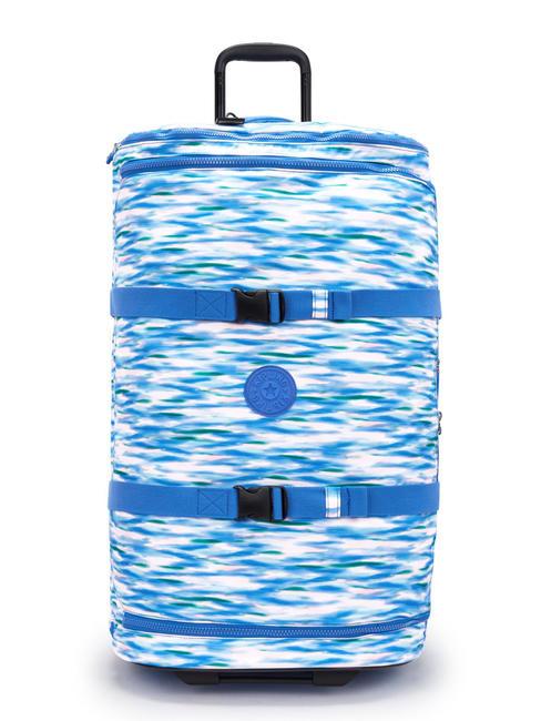 KIPLING AVIANA L Chariot de grande taille bleu dilué - Valises Semi-rigides