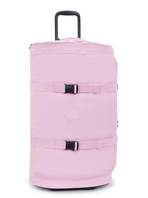 KIPLING AVIANA L Chariot de grande taille rose en fleurs - Valises Semi-rigides