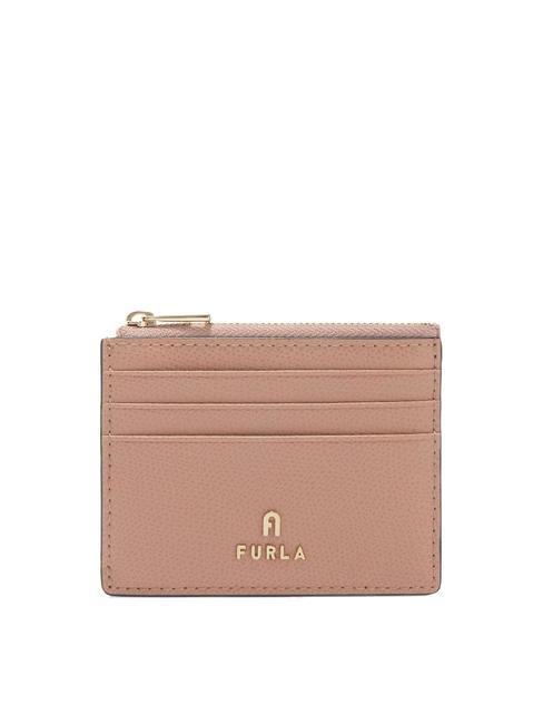 FURLA CAMELIA Porte-cartes / porte-monnaie en cuir tulle - Portefeuilles Femme