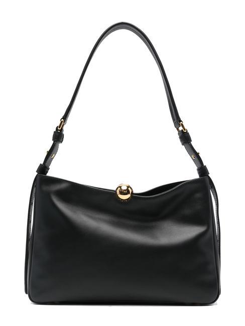 FURLA SFERA SOFT  Sac bandoulière en cuir Noir - Sacs pour Femme