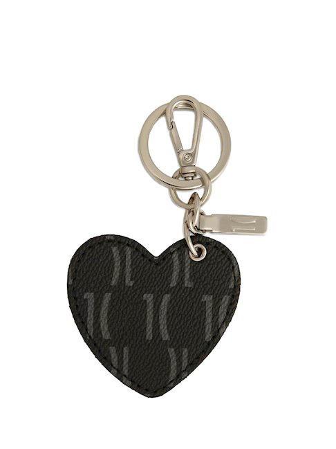 ALVIERO MARTINI PRIMA CLASSE MONOGRAM Cuore Porte-clés Noir - Porte-clés