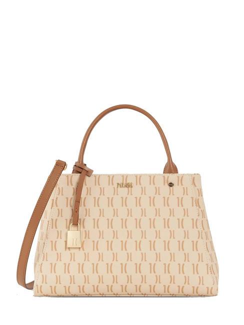 ALVIERO MARTINI PRIMA CLASSE MONOGRAM Sac à main, avec bandoulière crème - Sacs pour Femme