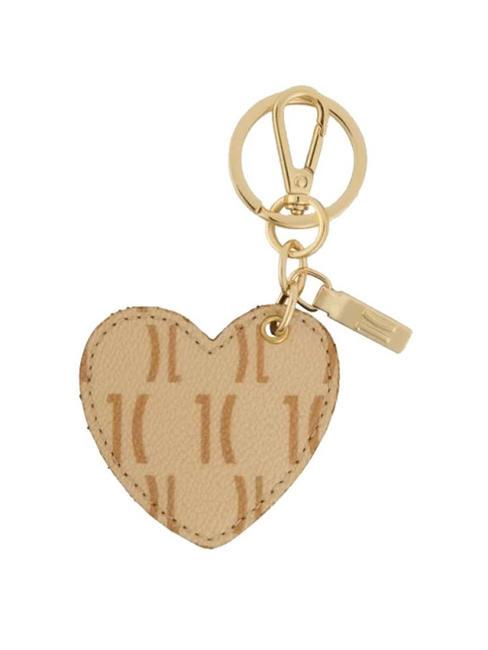 ALVIERO MARTINI PRIMA CLASSE MONOGRAM Heart Porte-clés avec charme crème - Porte-clés