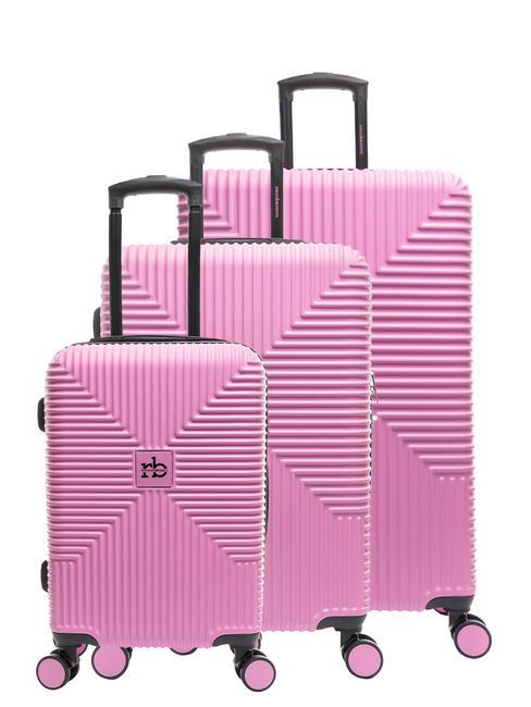 ROCCOBAROCCO TAKEOFF Ensemble de 3 cabines trolley, moyen, grand petit doigt - Ensemble Valises