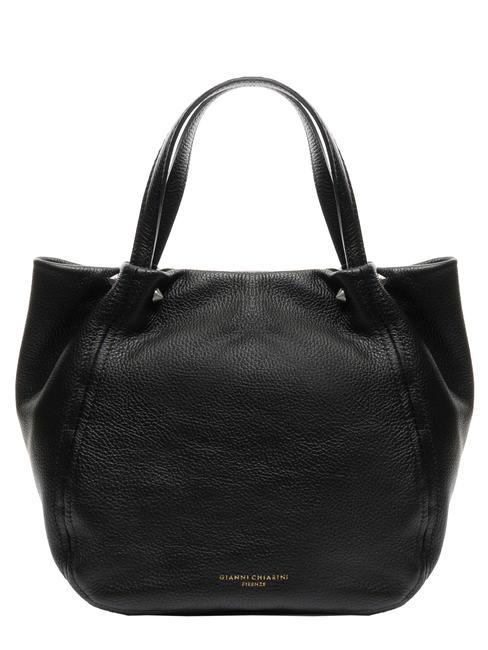 GIANNI CHIARINI TULIP  Sac à main, avec bandoulière, en cuir Noir - Sacs pour Femme