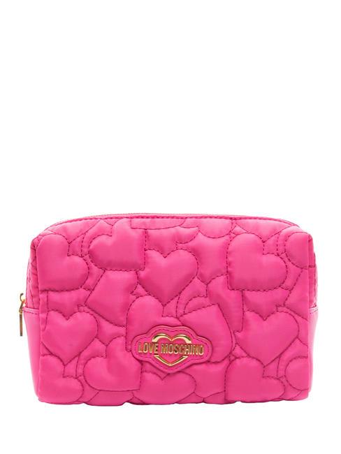 LOVE MOSCHINO PUFFY HEART Mallette beauté fuchsia - Trousses