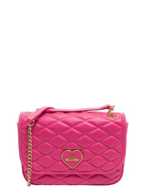 LOVE MOSCHINO ROMANTIC Convertible Sac bandoulière/épaule fuchsia - Sacs pour Femme