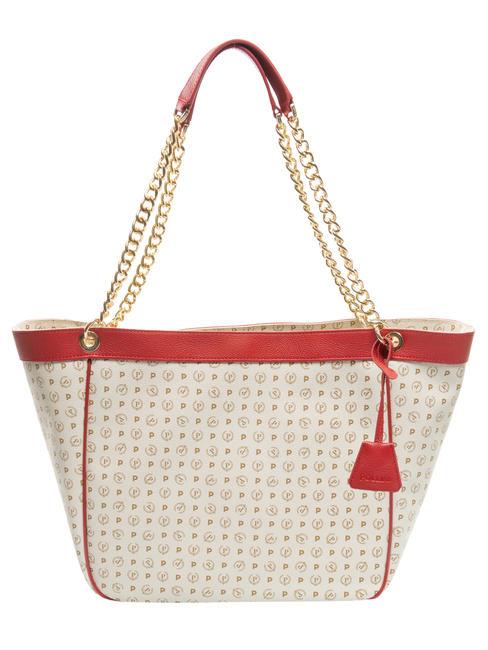 POLLINI HERITAGE Sac bandoulière, transformable Ivoire / lac - Sacs pour Femme