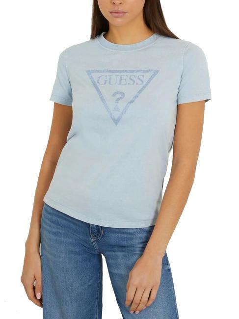 GUESS VINTAGE T-shirt en cotton ciel arctique - T-shirt