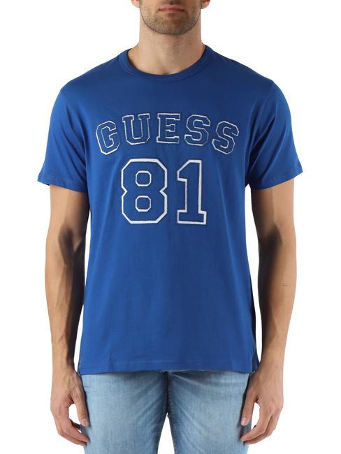 GUESS 81 PATCH T-shirt en coton blumaya - T-shirt