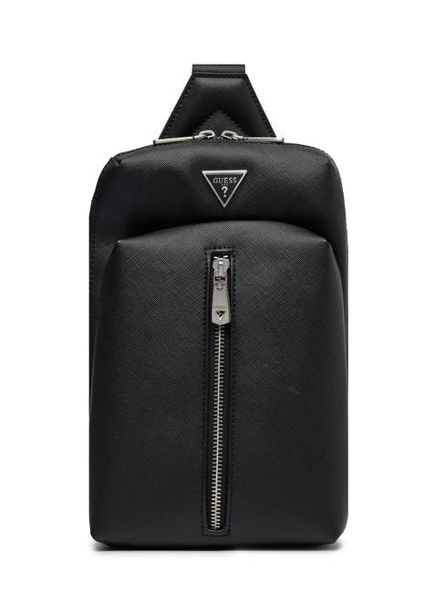 GUESS CERTOSA Sac à bandoulière NOIR - Sacs en Bandoulières pour Homme