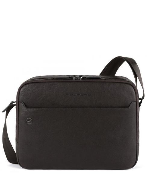 PIQUADRO BLACK SQUARE Sac en cuir à deux compartiments MORO - Sacs en Bandoulières pour Homme