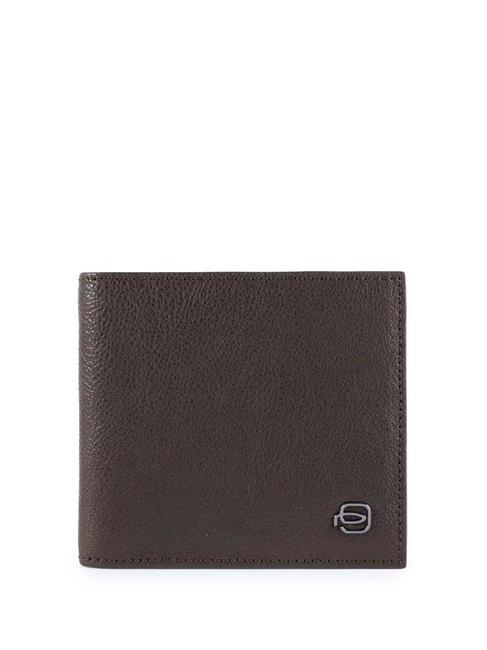 PIQUADRO BLACK SQUARE Porte-feuille en cuire cheveux noirs - Portefeuilles Homme