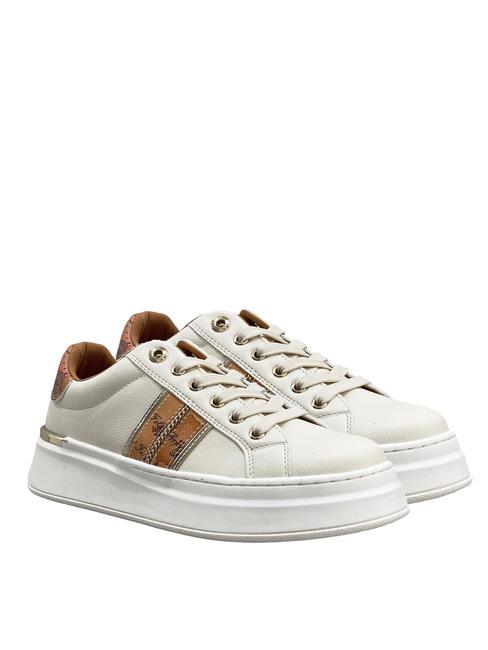 ALVIERO MARTINI PRIMA CLASSE MIA JR Baskets blanc cassé/beige géo - Chaussures Femme