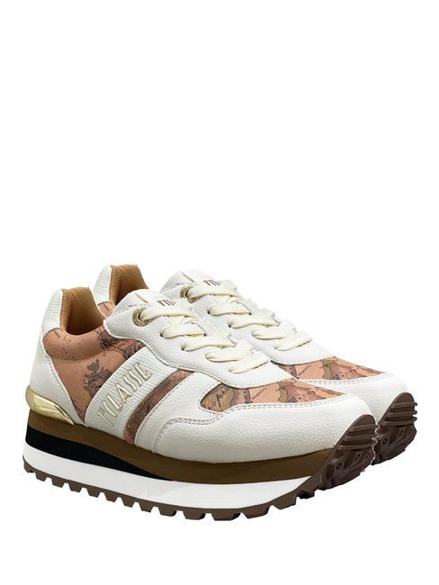 ALVIERO MARTINI PRIMA CLASSE WENDY JR Baskets blanc cassé/beige géo - Chaussures Femme