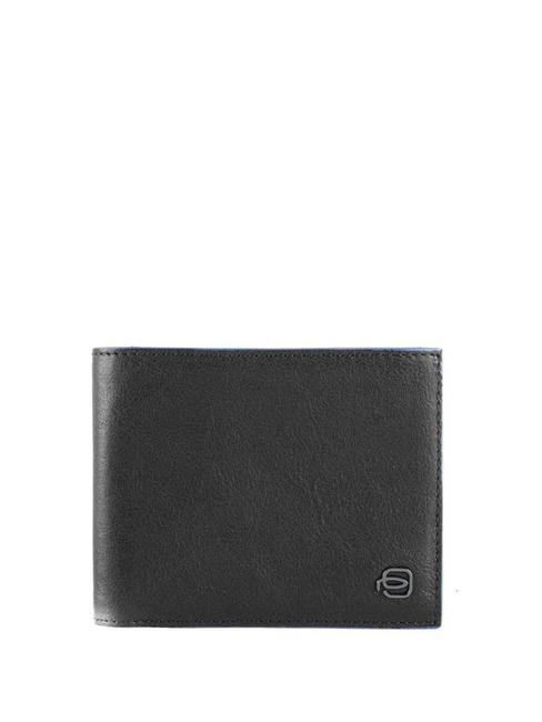 PIQUADRO BLUE SQUARE Portefeuille en cuir pour homme noir - Portefeuilles Homme