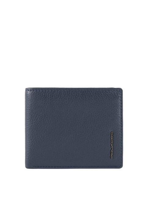 PIQUADRO MODUS SPECIAL Portefeuille en cuir bleu - Portefeuilles Homme