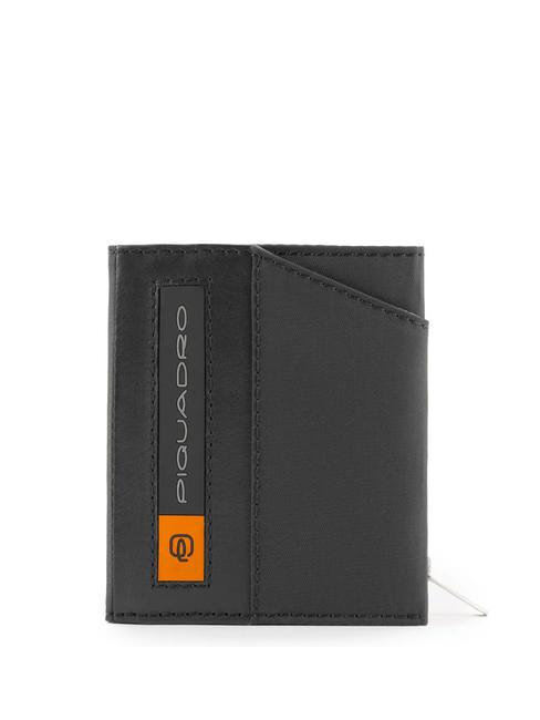 PIQUADRO PQ-BIOS  Portefeuille noir - Portefeuilles Homme