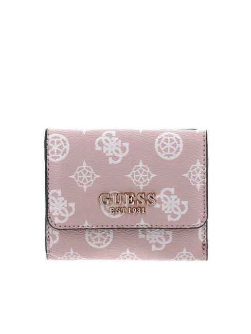 GUESS LAUREL Portefeuille moyen logo rose clair - Portefeuilles Femme