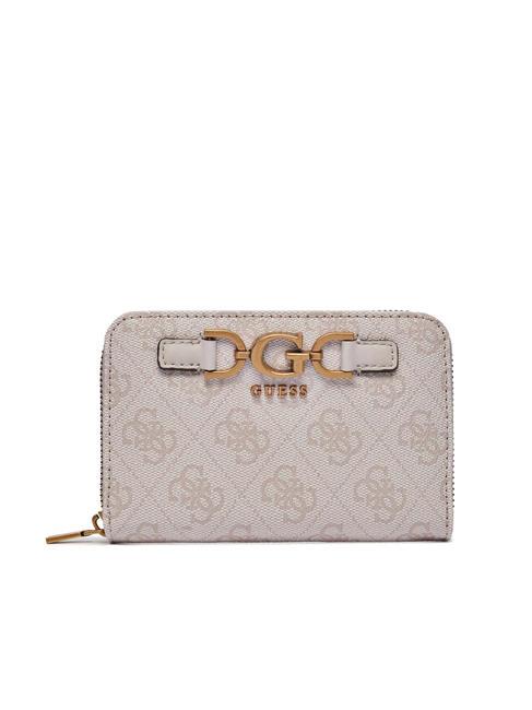 GUESS DAGAN Portefeuille moyen zippé autour où logo - Portefeuilles Femme