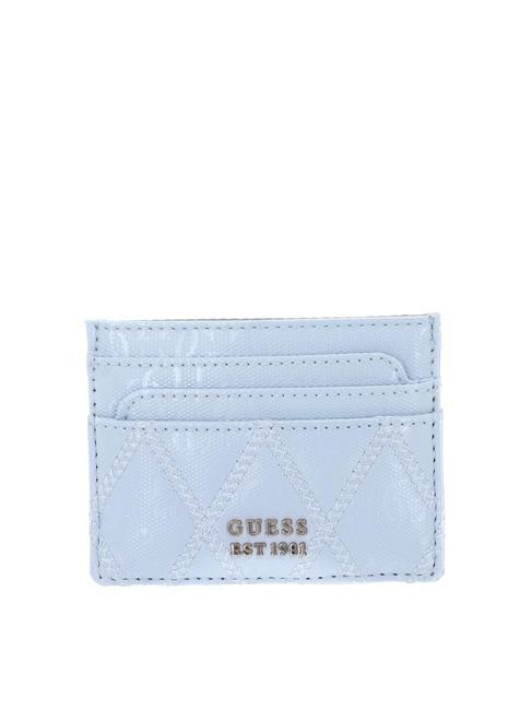 GUESS ADI Porte-carte plat bleu ciel - Portefeuilles Femme