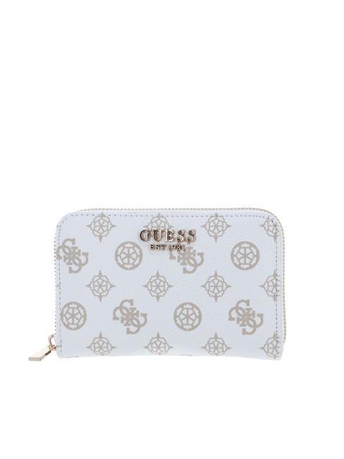 GUESS LAUREL Portefeuille femme logo blanc - Portefeuilles Femme