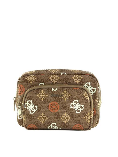 GUESS 4G LOGO Trousse de beauté avec pochette brun à plusieurs - Trousses