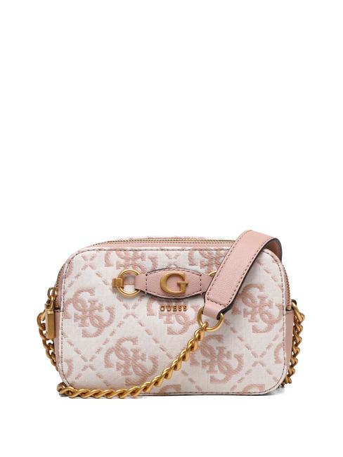 GUESS IZZY Sac bandoulière pour appareil photo logo rose poussiéreuse - Sacs pour Femme