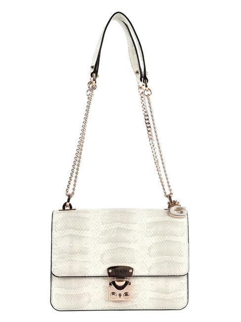 GUESS ELIETTE Sac bandoulière avec rabat taupe - Sacs pour Femme