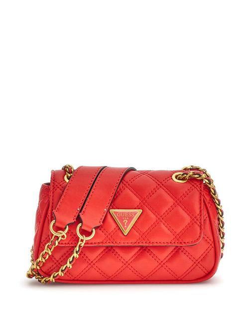 GUESS GIULLY  Mini sac à bandoulière ROUGE - Sacs pour Femme