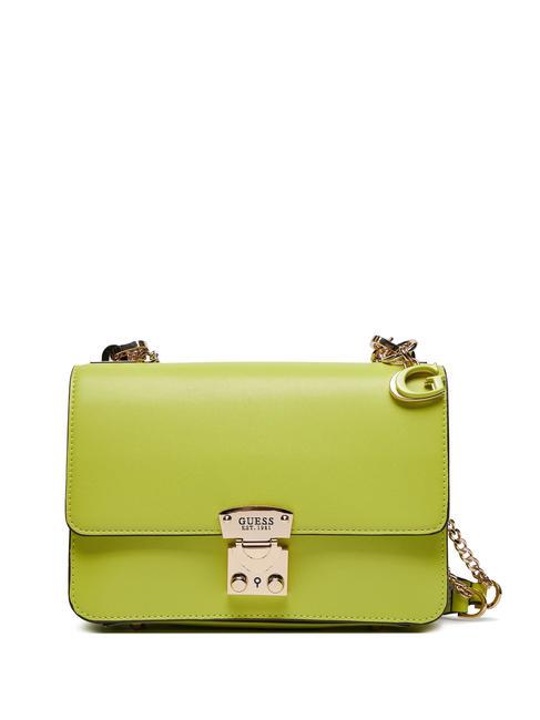 GUESS ELIETTE Convertible Mini sac à bandoulière/à bandoulière chartreuse - Sacs pour Femme