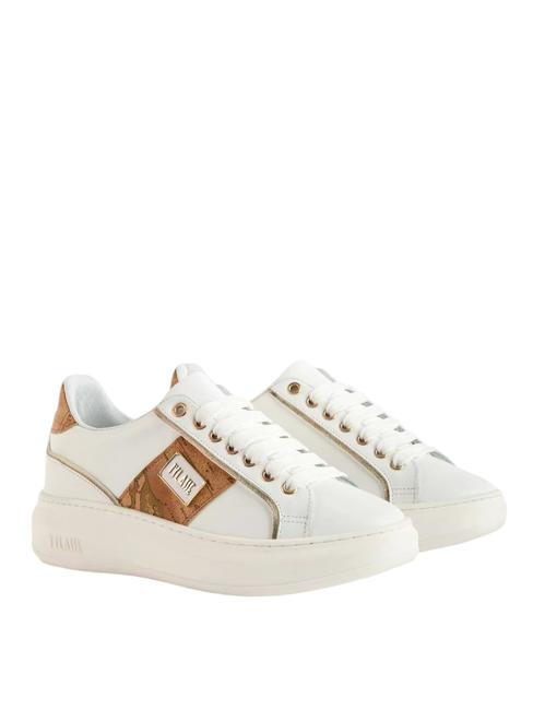 ALVIERO MARTINI PRIMA CLASSE GEO TARGHETTA LOGO Baskets en cuir blanc - Chaussures Femme