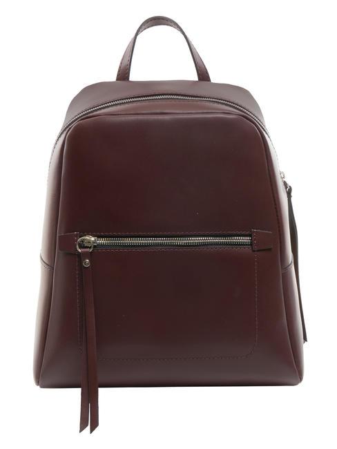 GIANNI CHIARINI SMOOTH  Sac à dos en cuir oxblood - Sacs pour Femme