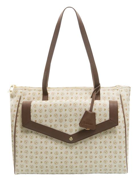 POLLINI HERITAGE Sac à provisions  ivoire / brun - Sacs pour Femme